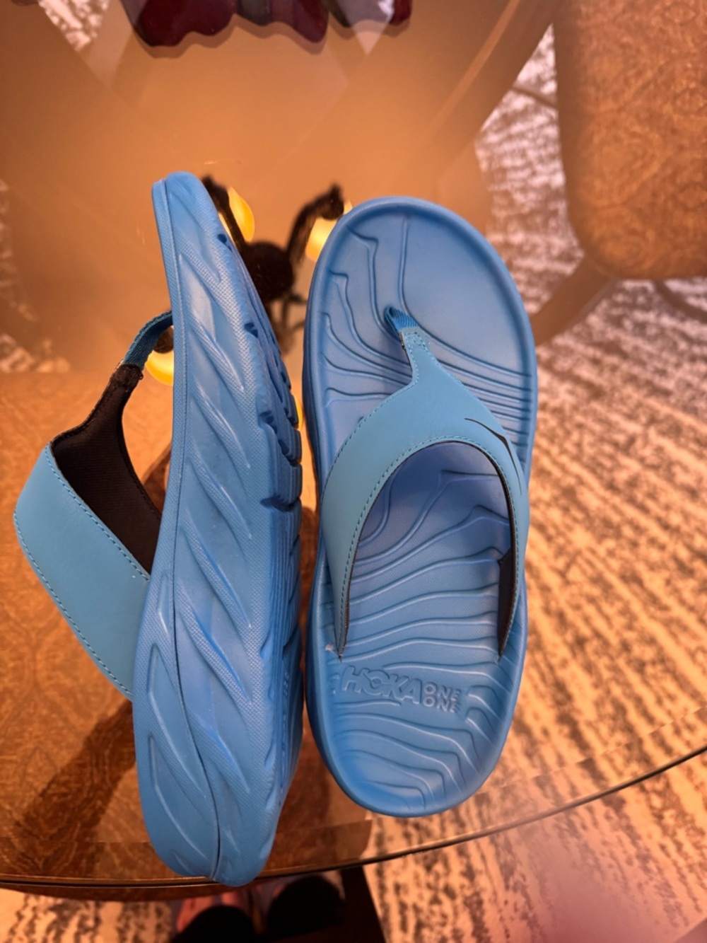 Hoka One One Sky Blue Foam Thong Sandals
Worn only once!!!… like new! - Picture 2 of 3